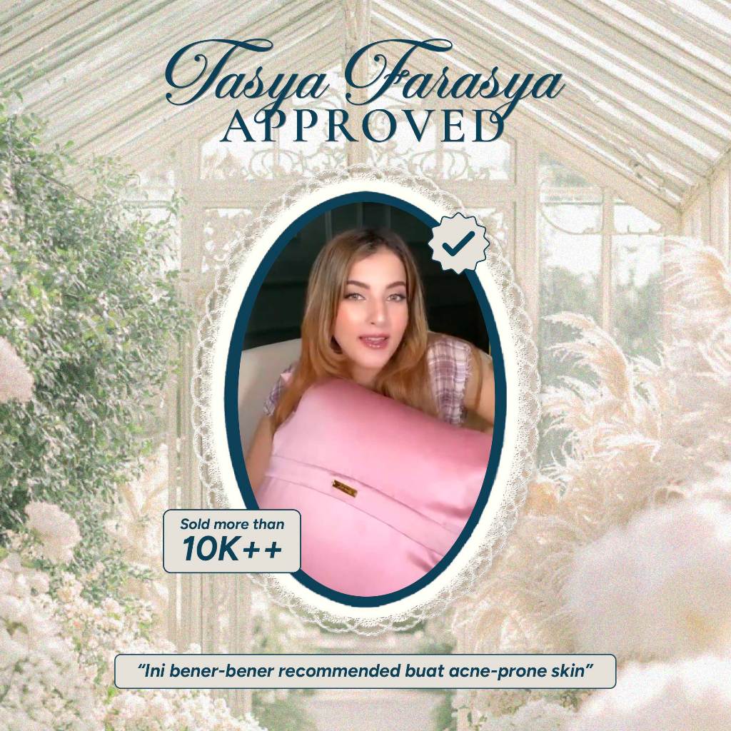 Sarung Bantal Cinta PREMIUM Satin Silk Adem Halus Soulmate Bedsheet King Size Pillowcase Terli Beauty Sarung Bantal Jumbo