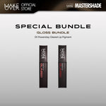 [SPECIAL 11.11] MAKE OVER Gloss Bundle: Duo Glazed Lock Lip Pigment 2 Pcs - The Glazed Bundle NIKI Glazed - Paket Ombre Lips Glossy Best Seller Lip Cream Tahan Lama Lipcream Transferproof