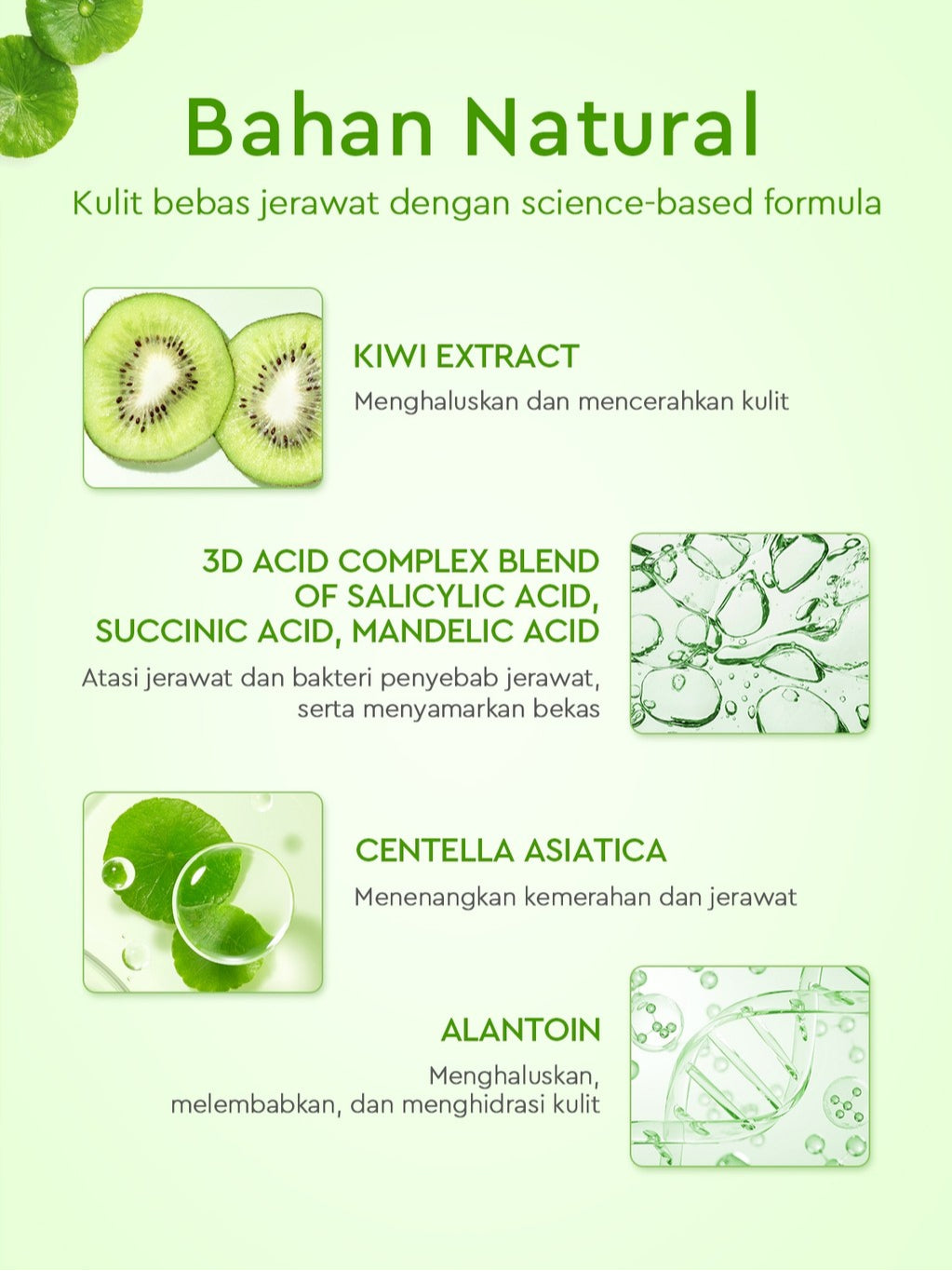 [ORDER NOW, HEMAT 50K]Glad2Glow Acne Jerawat Bundle 7in1 paket Centella madeca cream-Moisturizer+Serum+Cleanser+Toner+Clay Stick+Gel Skincare  Mask Menghilangkan Menenangkan kemerahan pada kulit Atur Minyak BerlebihMerawat Kulit g2glow official store