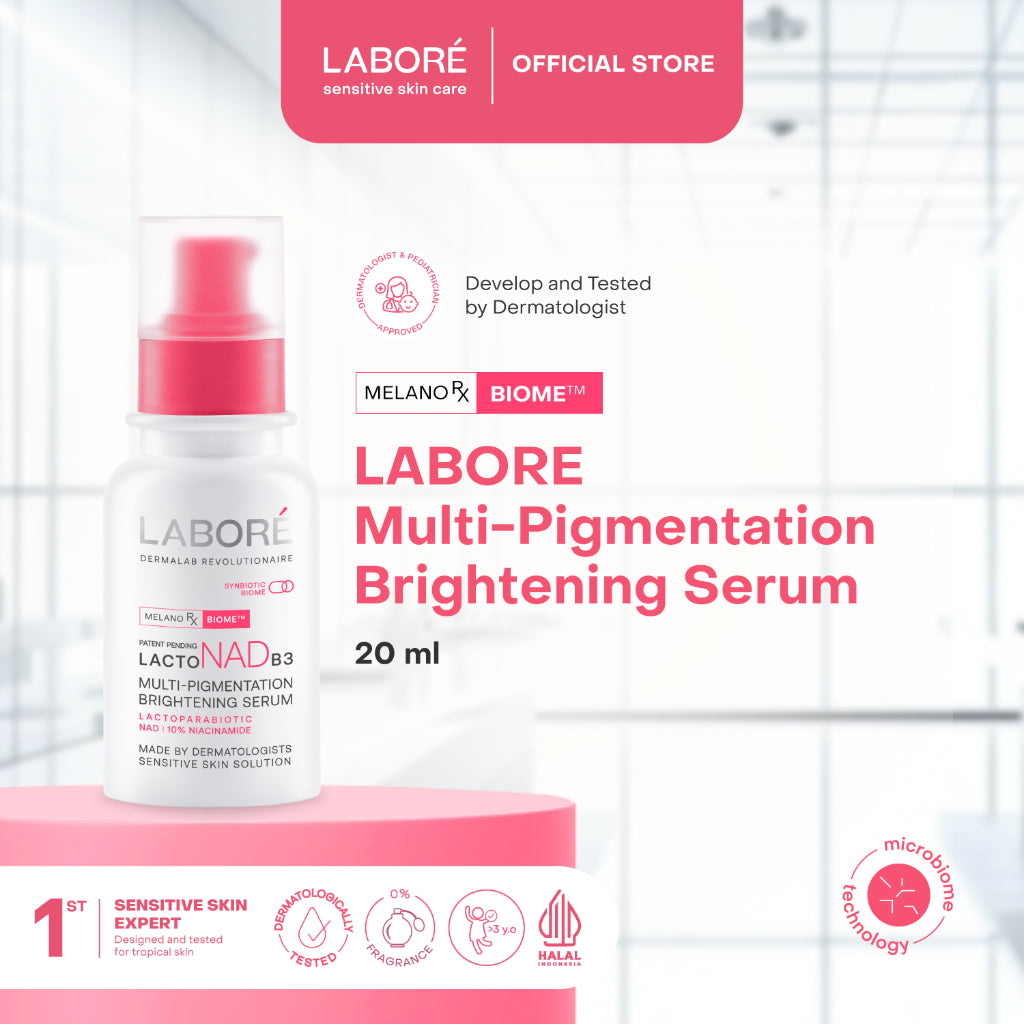 [Creator Picks] NEW! LABORE Multi-Pigmentation Brightening Serum - Serum Brightening Serum Pencerah Wajah Mengatasi Flek Hitam Bekas Jerawat Sun Spot Melasma Mencerahkan Kulit Kusam