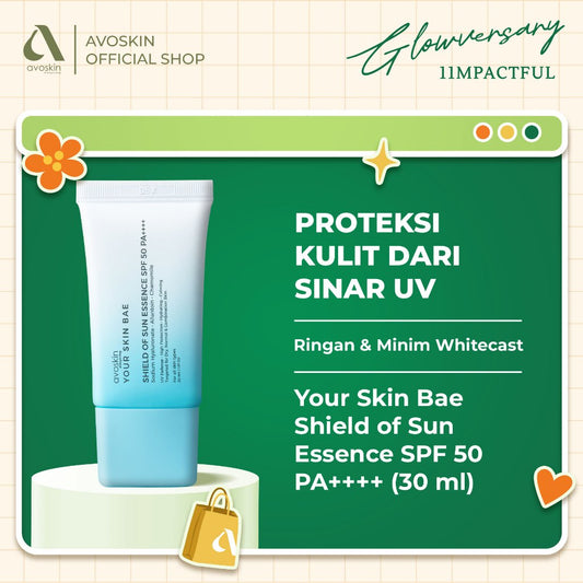 Sunscreen Avoskin Your Skin Bae Shield of Sun SPF 50 PA++++ 30ml