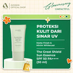 Sunscreen Avoskin The Great Shield SPF 50 PA++++ 30ml-Kulit Berminyak Finish Matte