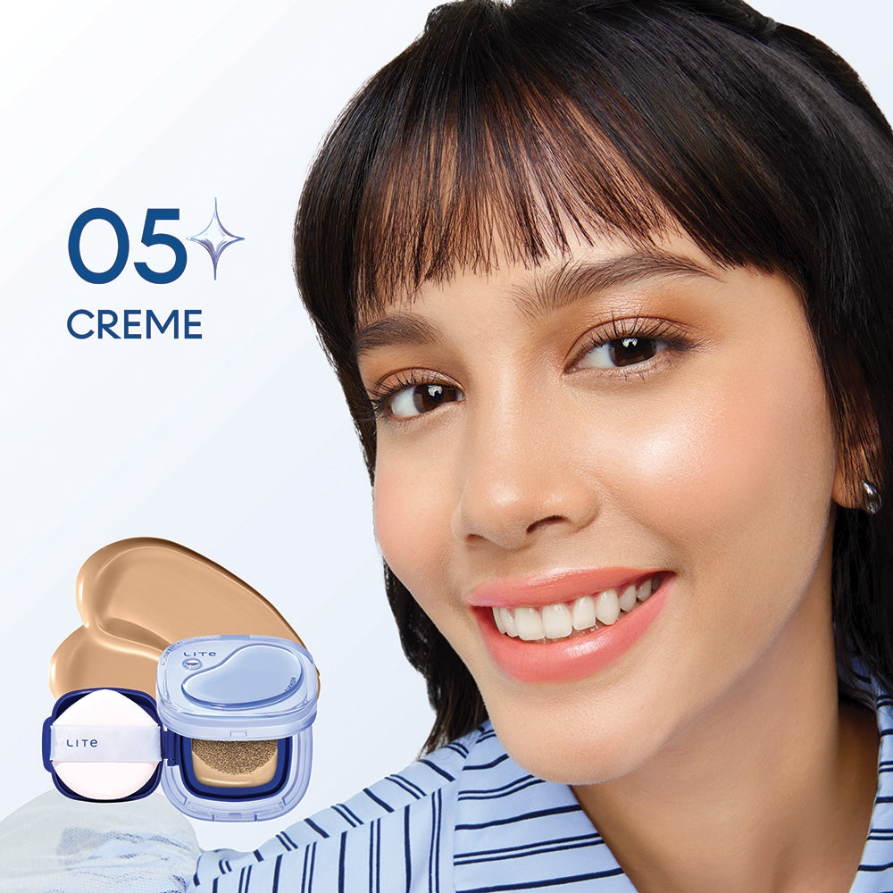 NEW LAUNCH! Wardah Lite Skin Filter Cushion 11 g - Wardah Skin Filter Cushion - Make Up Ringan Tahan 8 Jam - Flawless Coverage Powder Foundation Glad Setting BB Cream Soft Satin and Glow | Lightening | Light Plus | Light + | Lightplus Makeup