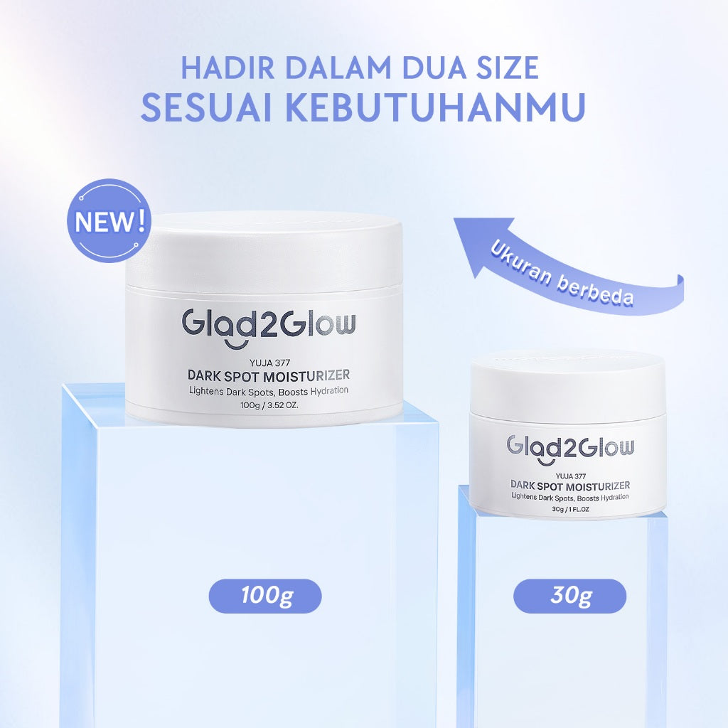 [BIG MOIST]Glad2Glow Yuja Symwhite 377 Dark Spot Moisturizer 100g menghilangkan bekas jerawat brightening night cream day cream Hilangkan Flek & Tenangkan Kulit Skincare Pelembab Esensi Wajah Perawatan Kulit Pelembab Wajah Pembersih day cream tone up g2g