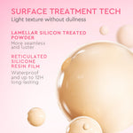 Glad2Glow 2lN1 VELVET MAKEUP SET-LOOSE POWDER+CUSHION Coverage Tinggi Second Skin Flawless Semi Matte Transferproof Tahan Lama instan Blurring Minyak Extract Air Blurry Technology