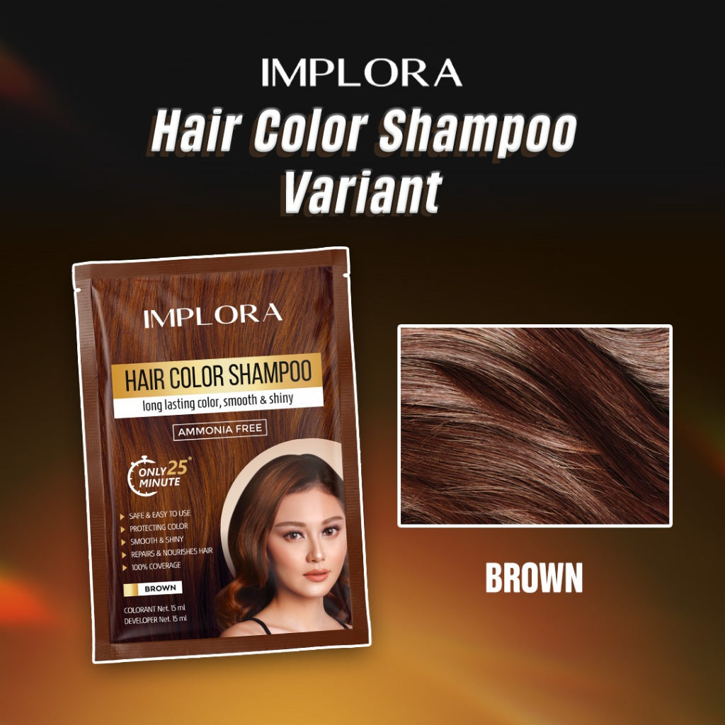 Implora Hair Color Shampoo | Shampoo Pewarna Rambut