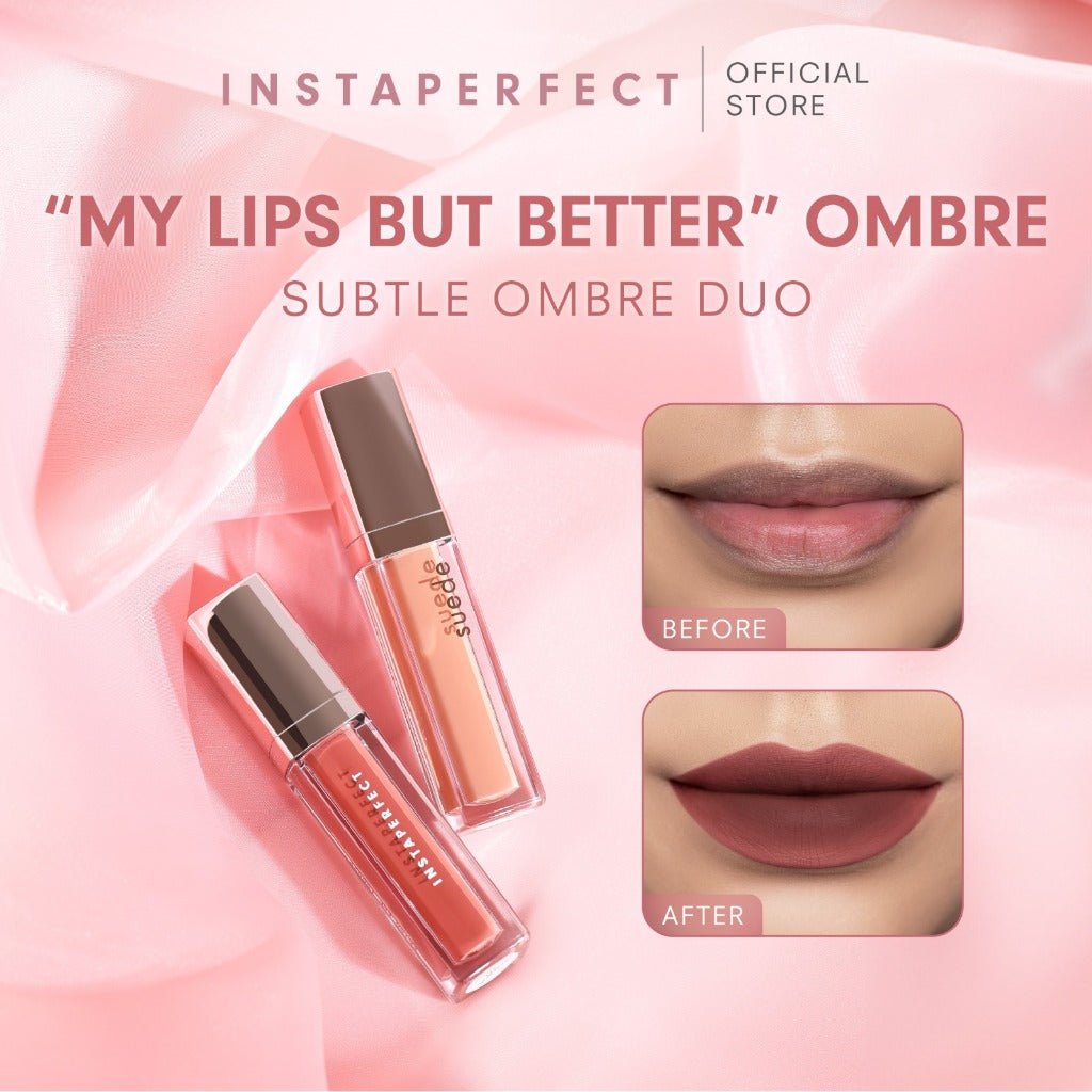 [NEW SHADES] Instaperfect Subtle Ombre Bundle- Suede Lip Matte- Lip Cream