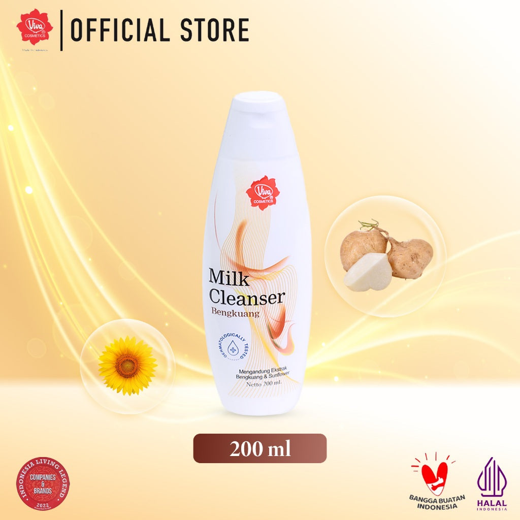 Viva Milk Cleanser Bengkuang (100 ml & 200 ml)