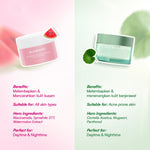 Glowsophy Bundle 3Pcs Watermelon Brightening Moisturizer Niacinamide Mugwort Gel Day and Night Skincare 30 ml