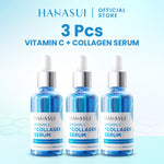 【5pcs Hemat】Hanasui Vitamin C + Collagen Serum - Lembap, Hidrasi & Cerah Collagen, 2% Niacinamide & 1% Vitamin C