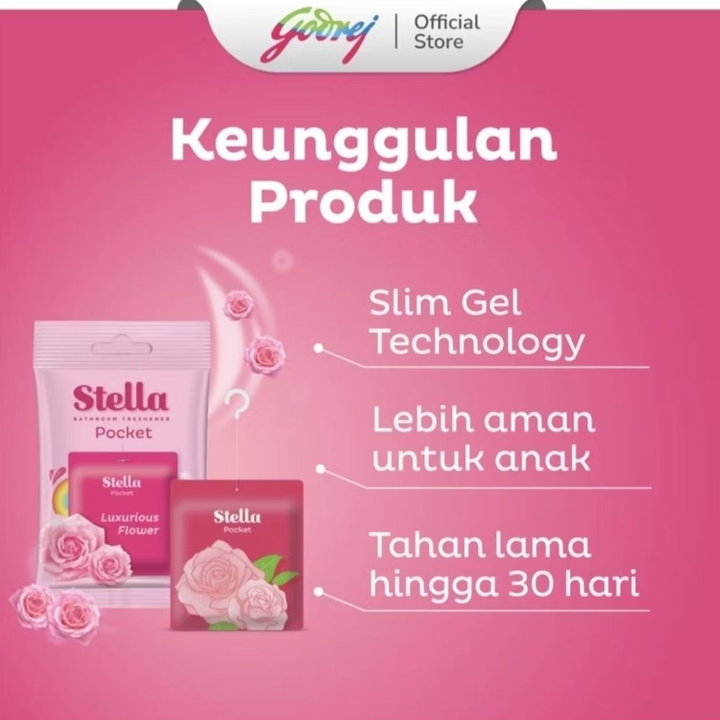 Stella Pocket Pengharum Ruangan Kamar Mandi Gantung 10 g