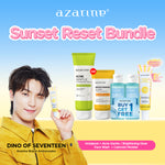Azarine Sunset Reset Bundle [3 PCS] Invisipore Primer Sunscreen SPF 50 PA++++ Primer Makeup Pore Blurring Tahan Lama + Azarine Face Wash Pembersih Wajah + Calmoist Micellar Water Make Up Remover dengan PENTAVITIN™