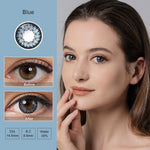 Magister Softlens Normal abu-abu coklat hitam seri Sepasang Lensa kontak diameter14.0-14.5MM kadar air 38% soflens