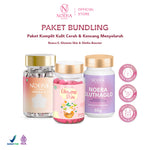 Noera Paket Noera-V, Glow Me Skin & Glutha Booster | Improved Formula