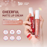 [FAV PICKS] This Is Your - Natural Ombre Cheerful Matte Lipcream | Lipcream yang membantu Melembabkan Bibir, Transferproof, Long Lasting, Tekstur Creamy, Mengandung vitamin C dan vitamin E, tidak membuat Bibir Kering