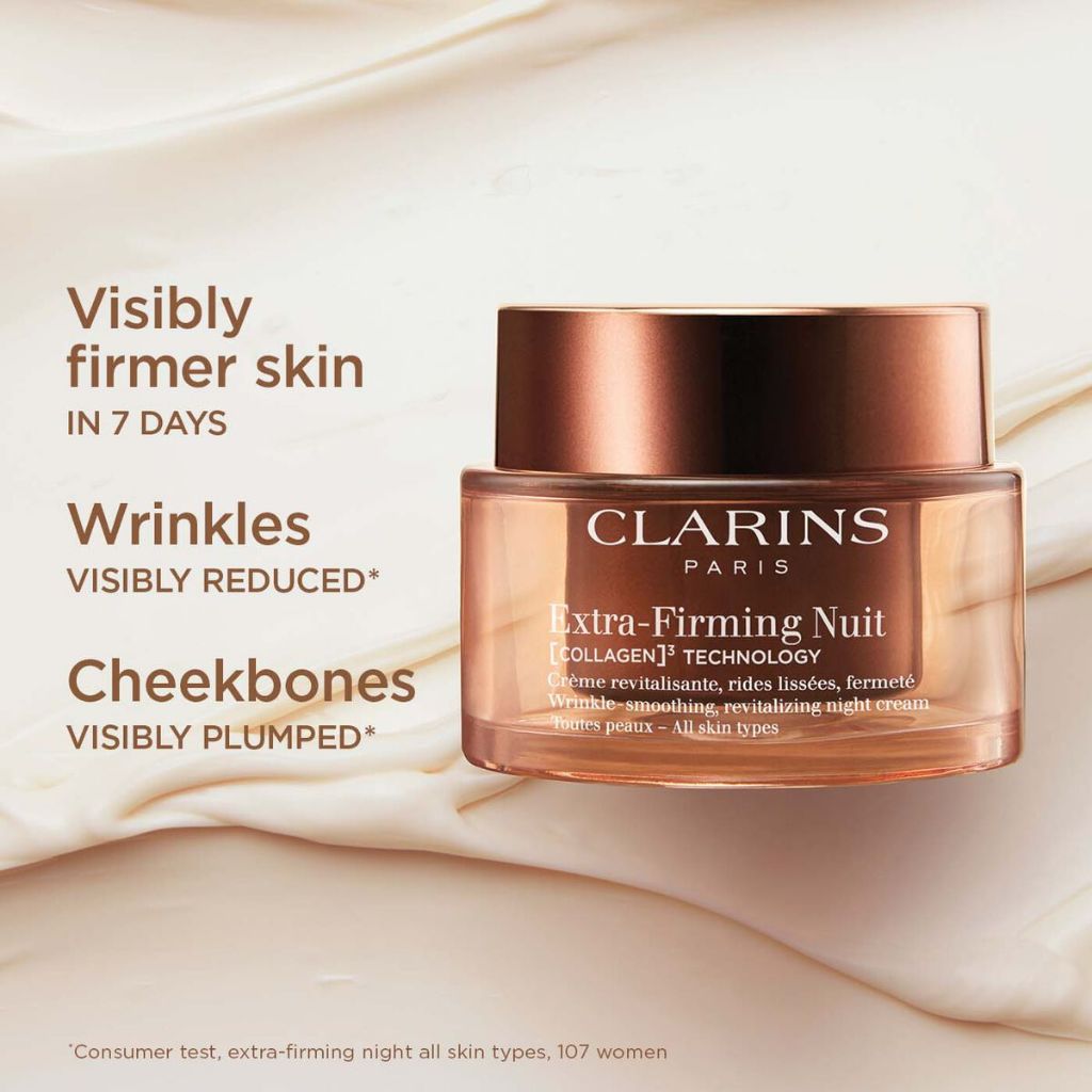 CLARINS Extra Firming Night Cream All Skin Type 50ml - Pelembab/ Krim malam anti aging / pengencang