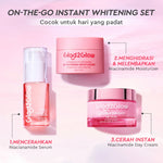 [Cocok Untuk Pemula] Glad2Glow Cerah Glowing Bundle 4in1-Brightening Moisturizer+Serum+Cleanser+toner+Peeling solution+Retinol 10%Niacinamide skincare paket pembersih perawatan kulit mencerahkan warna kulit pelembab wajah all in 1g2glow official store