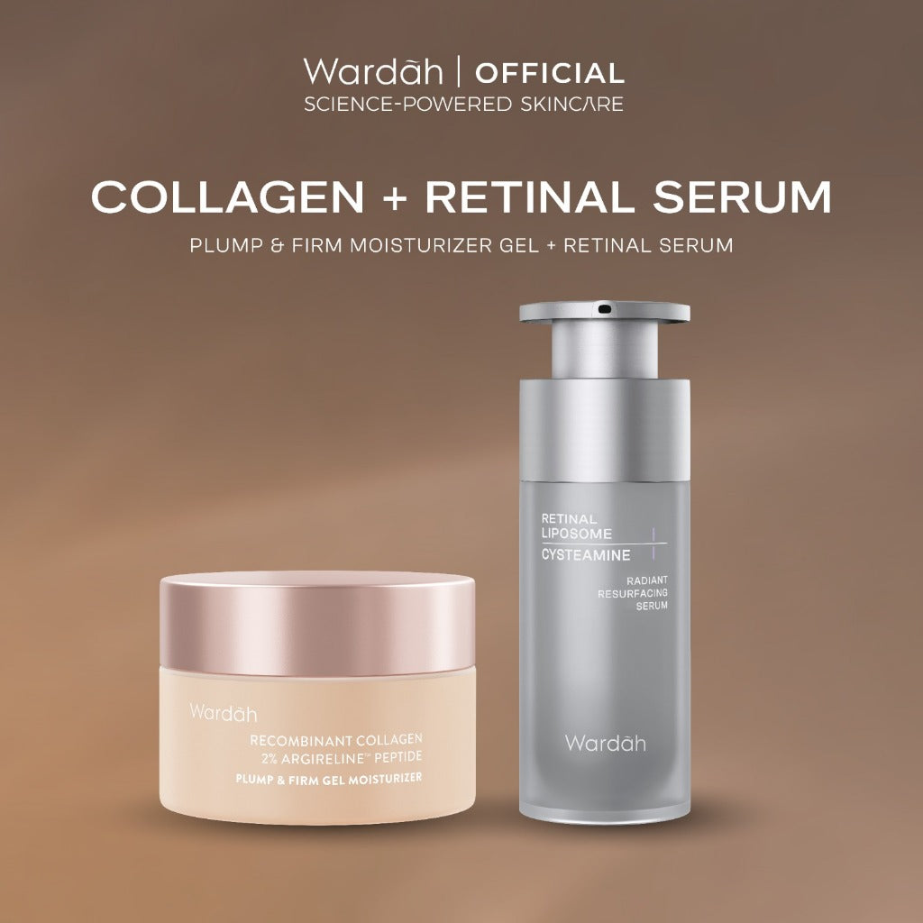[CREATOR PICKS] Advance Complete Skincare - Plump & Firm Recombinant Collagen + 2% Argireline Peptide Gel Moisturizer 30g, Lift Regenerating Serum 30 ml, Radiant Resurfacing Retinal Cysteamine Serum 30 ml - Skincare