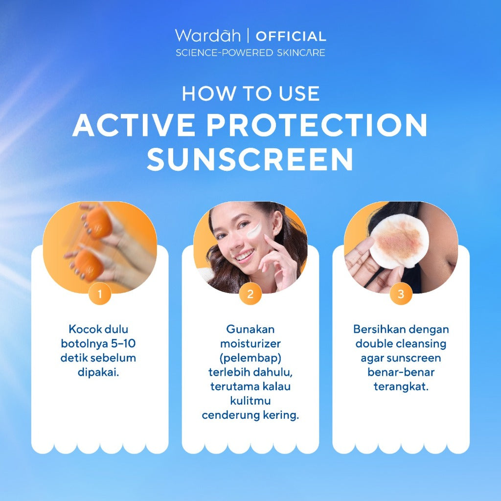 Wardah UV Shield Active Protection Sunscreen Serum SPF 50+ PA++++
