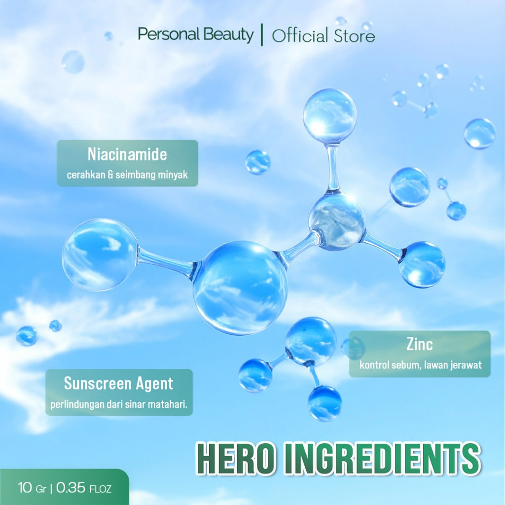 PERSONAL BEAUTY Oil Balance Day Cream | Krim Siang Wajah Beruntusan dan Berminyak