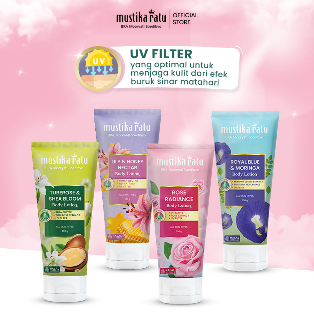 Mustika Ratu Royal Blue & Moringa Body Lotion 200 ml