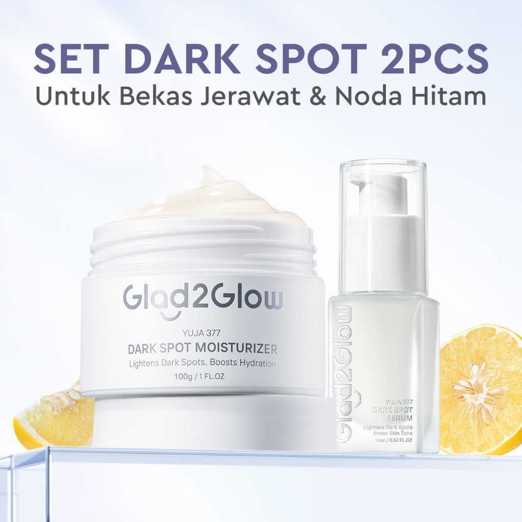 [BIG MOIST]Glad2Glow Yuja Symwhite 377 Dark Spot Moisturizer 100g menghilangkan bekas jerawat brightening night cream day cream Hilangkan Flek & Tenangkan Kulit Skincare Pelembab Esensi Wajah Perawatan Kulit Pelembab Wajah Pembersih day cream tone up g2g
