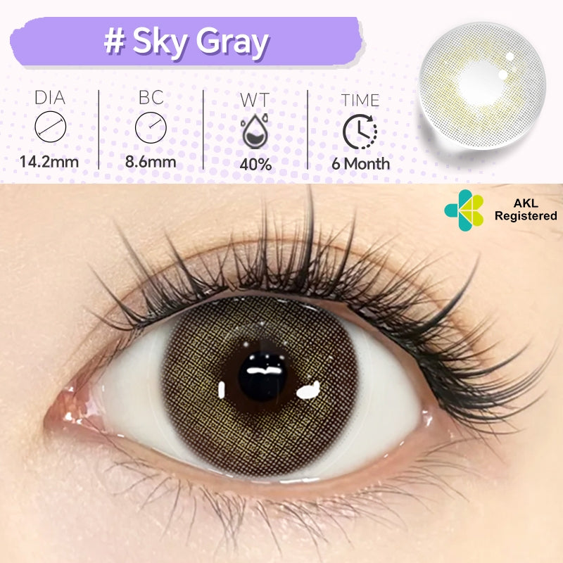 [COD] Mysticeyes Softlens 1 pasang lensa kontak Hidrocor Series Diameter 14.2mm Use 6 Months