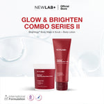NEWLAB Glow & Brighten Combo Series | Brightlogy Body Mask & Scrub + Body Lotion | Body Care | Paket Perawatan Badan | Body Scrub | Body Lotion |