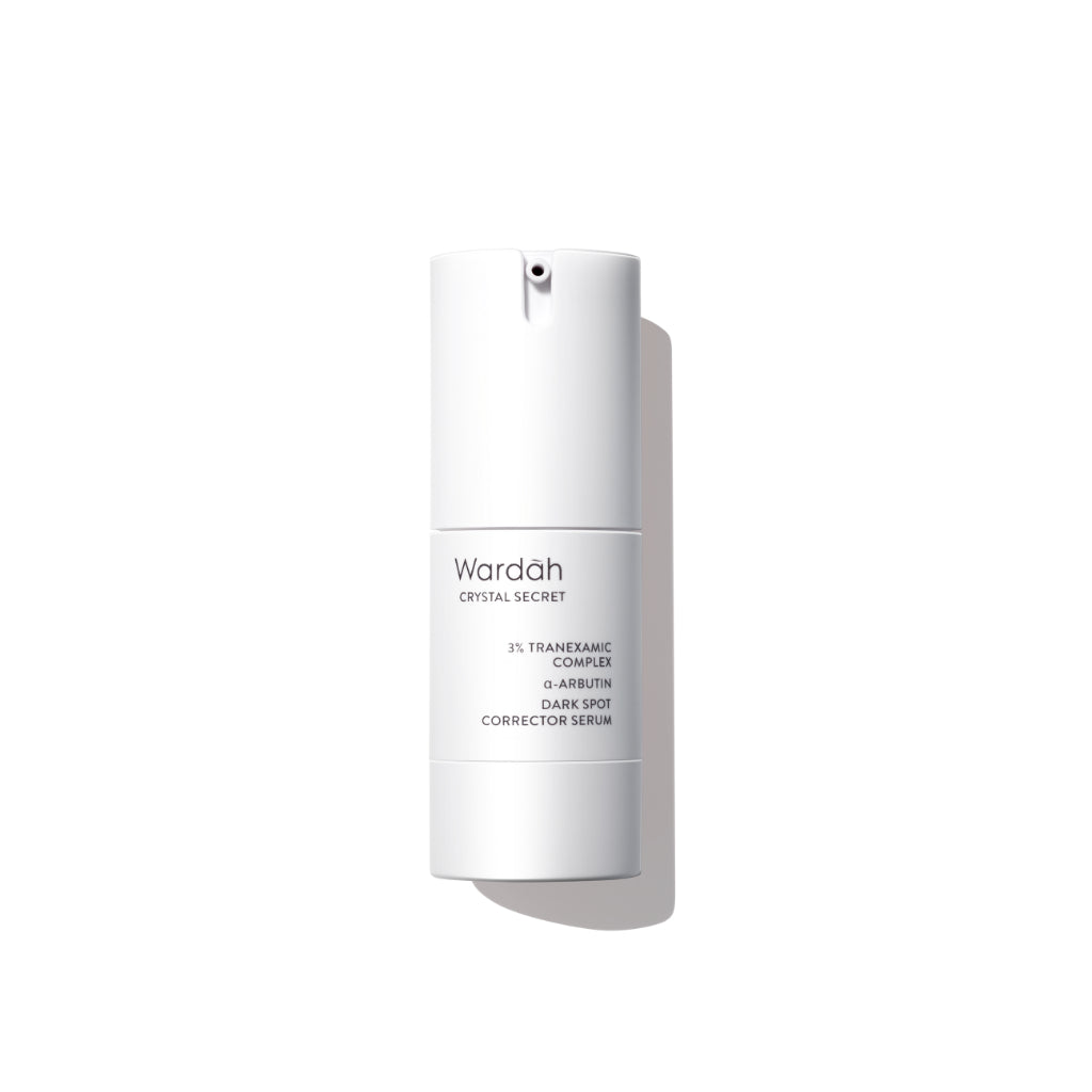 Wardah 3% Tranexamic Acid + Alpha Arbutin Crystal Secret Dark Spot Brightening Serum 20 ml - Serum Dengan Ekstrak Edelweiss Mencerahkan dan Menyamarkan Flek Hitam untuk Semua Jenis Kulit- Skincare