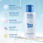 [BELI 2 LEBIH MURAH] This is Your - Refreshing Facial Wash Natural Bright Cleansing Gel 100ml | Sabun Cuci Muka Lembut Membantu Membersihkan Kotoran pada Wajah Cocok Untuk Semua Tipe Jenis Kulit, Berjerawat, Kering, Normal