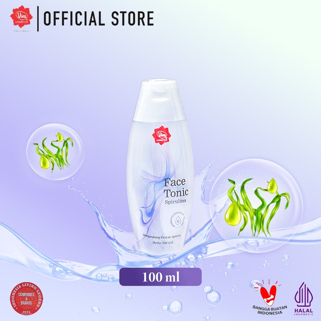 Viva Face Tonic Spirulina (for Normal & Dry Skin) - 100 ml