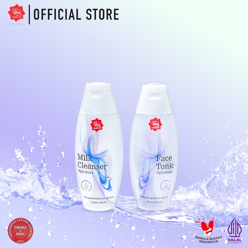 Viva Face Tonic Spirulina (for Normal & Dry Skin) - 100 ml