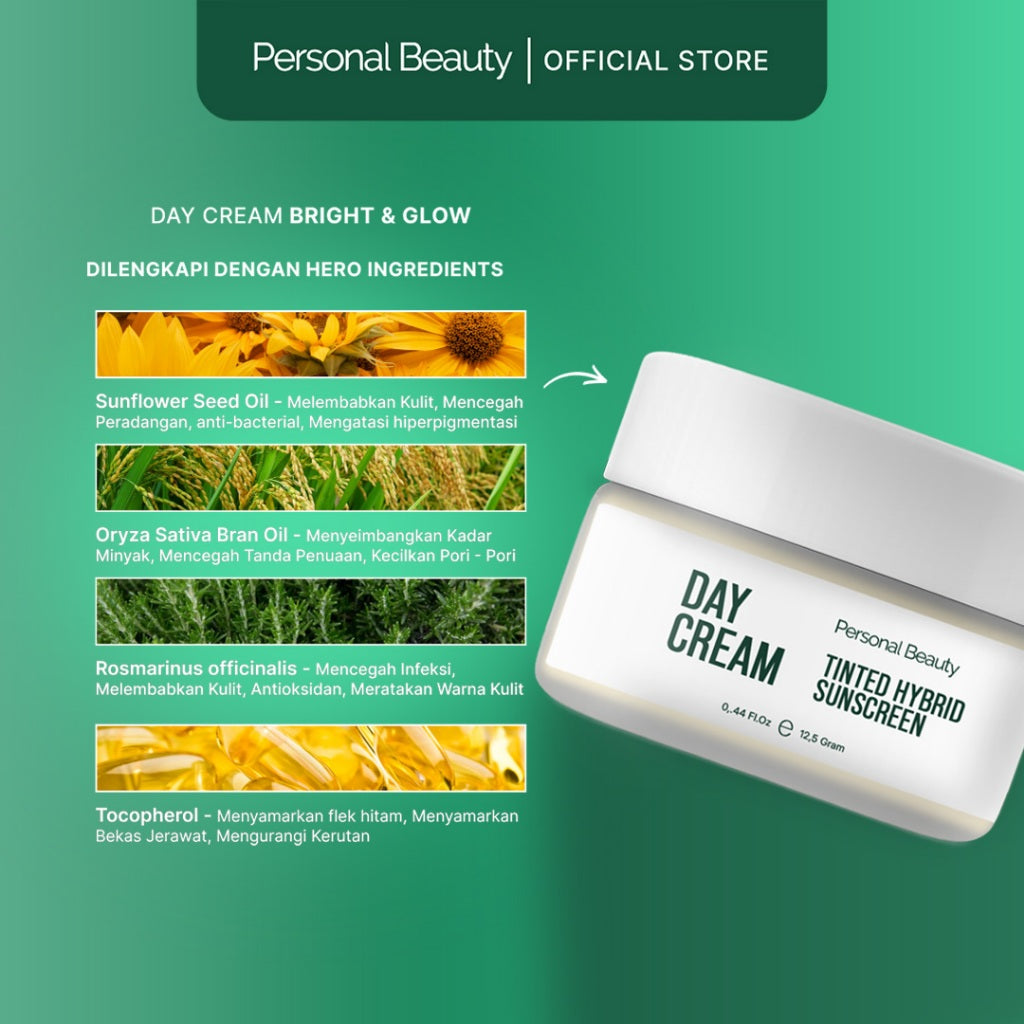 Personal Beauty Day Cream Bright And Glowing Protecting Skin