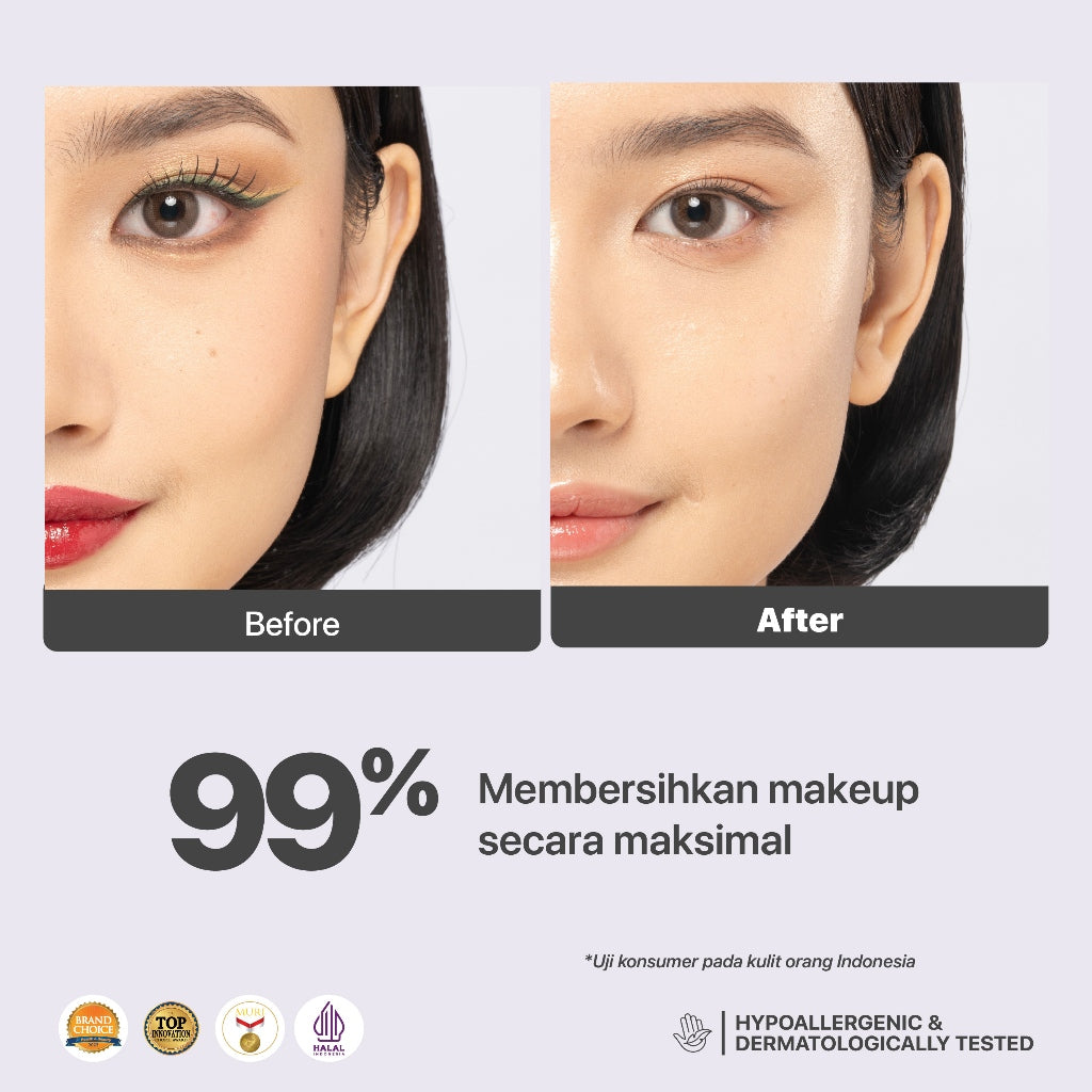 KHUSUS MEMBER - NPURE Gentle & Hydrate Micellar Water 300ML / Micellar No Alcohol / Micellar Gentle / Sensitive skin / No SLS