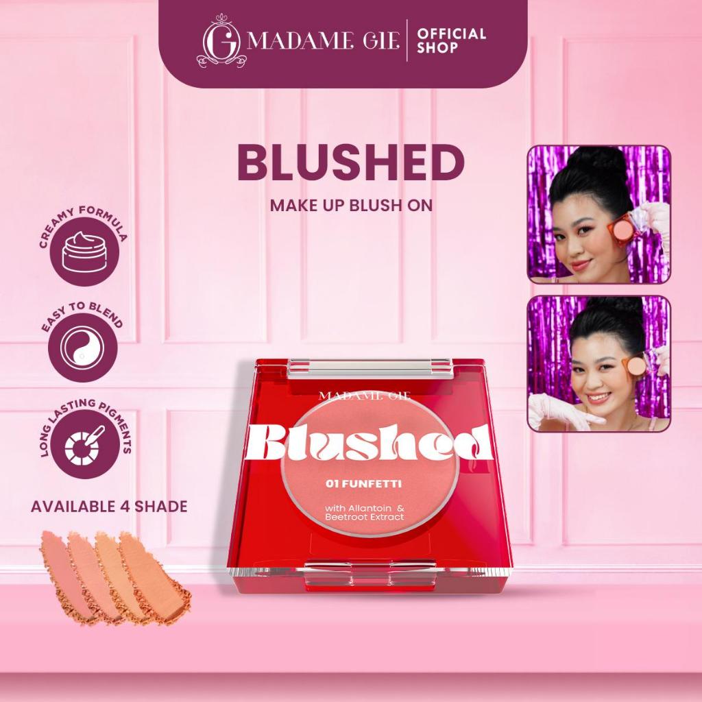 Madame Gie Blushed - Makeup Blush On Long Lasting Pigments