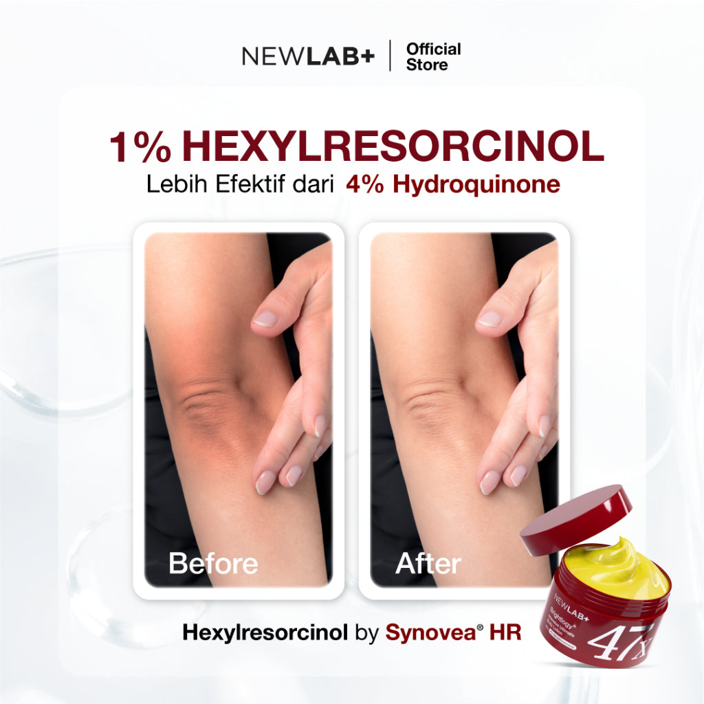 [TEBUS MURAH HB DOSTING] NEWLAB Brightlogy Intensive Power Brightening Lotion 1% Hexyl | HB Dosting Doktif Approved | Serum untuk Mencerahkan Badan | Lotion Tube  | Underarm | Body Scrub Body