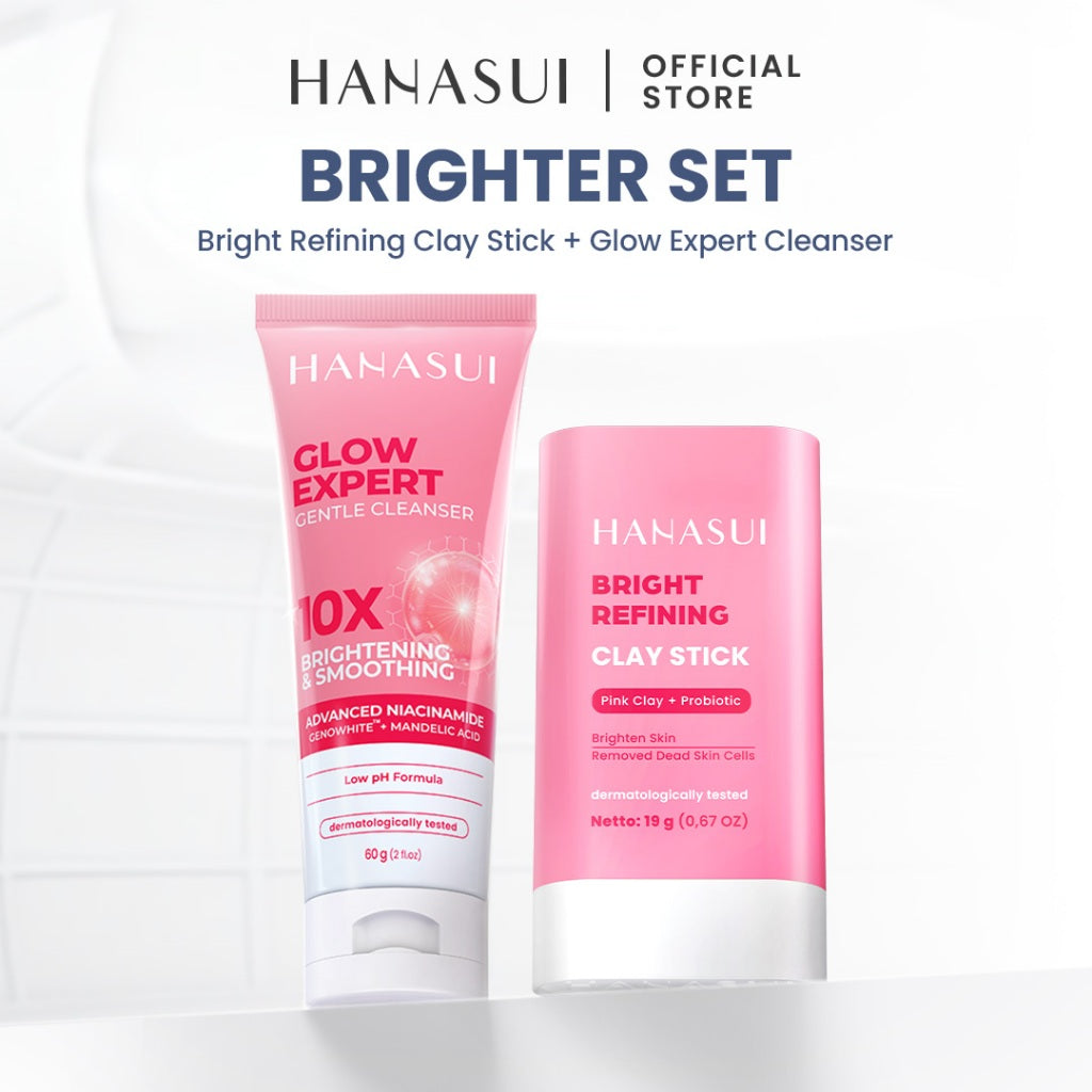 [NEW] HANASUI Clay Stick Mask - Masker Wajah Mencerahkan Mengangkat Komedo Menyamarkan Pori & Menenangkan Jerawat