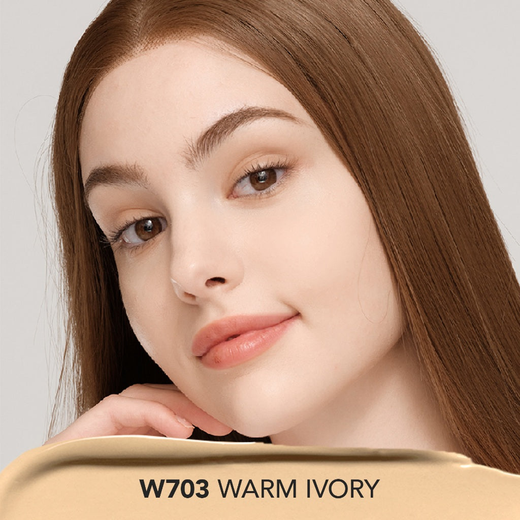 YOU Noutriwear+ Flawless Cushion Foundation Nourishing Poreless Perfect Coverage Tahan Lama 16 Jam | Cushion Long Lasting | Cushion