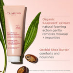 CLARINS Soothing Gentle Foaming Cleanser 125ml - Pembersih Wajah Kulit Sensitif Atau Sangat Kering