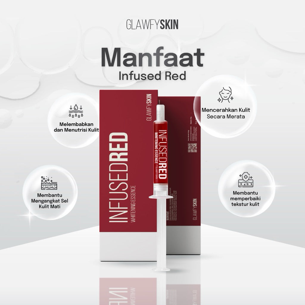 Glawfyskin [ Bundling 3pcs ] Infused Red Whitening Essence