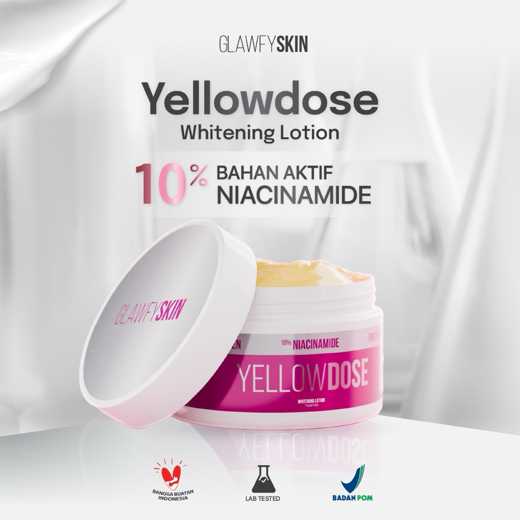 Glawfyskin - Yellow Dose Lotion Whitening 10% Niacinamide