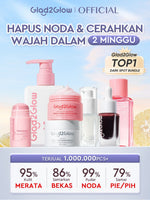 [ORDER NOW, HEMAT 30K]Glad2Glow Symwhite377 Dark Spot Bundle 7PCS-Yuja Skincare Cerah Brightening Moisturizer+Dark Spot Serum+Cleanser+Retinol Moisturizer+ Retinol Serum+Toner+Clay Stick Meringankan flek hitam mencerahkan warna kulit g2glow official store
