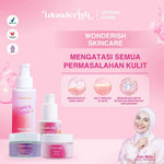 Bundling Wonderish - Paket Treatment Brightening Repair (Serum, Facial Wash, Brightening Moisturizer, & Skin Barrier Moisturizer) by Irish Bella