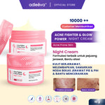 ADLEEVA Night Cream Acne Fighter & Glow Power