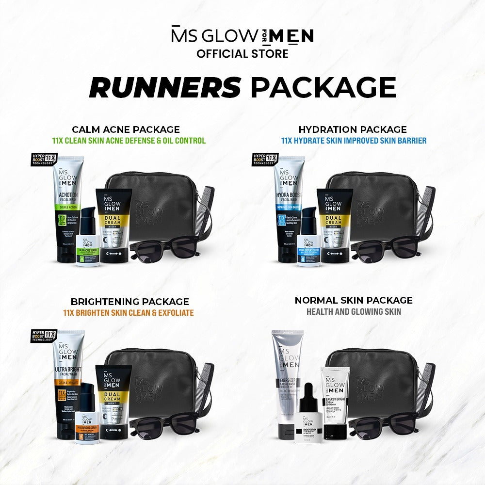 MS Glow For Men - Runner's Needs Package