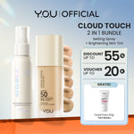YOU Cloud Touch Dreamy Makeup Setting Spray Makeup + CT Skin Tint Bundle