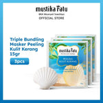 Mustika Ratu Triple Bundle Masker Peeling Kulit Kerang 15gr