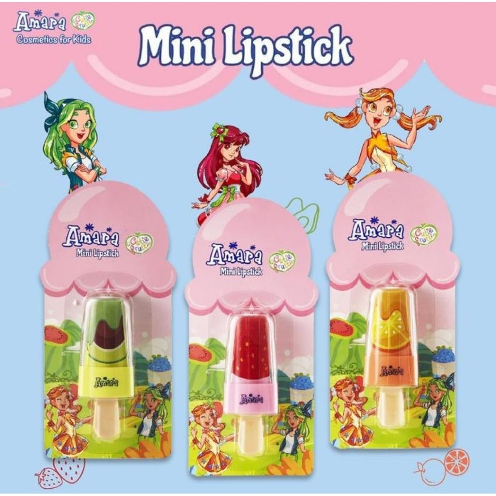 Amara Mini Lipstick Cosmetics For Kids-Lipstick Anak-Kosmetik Anak