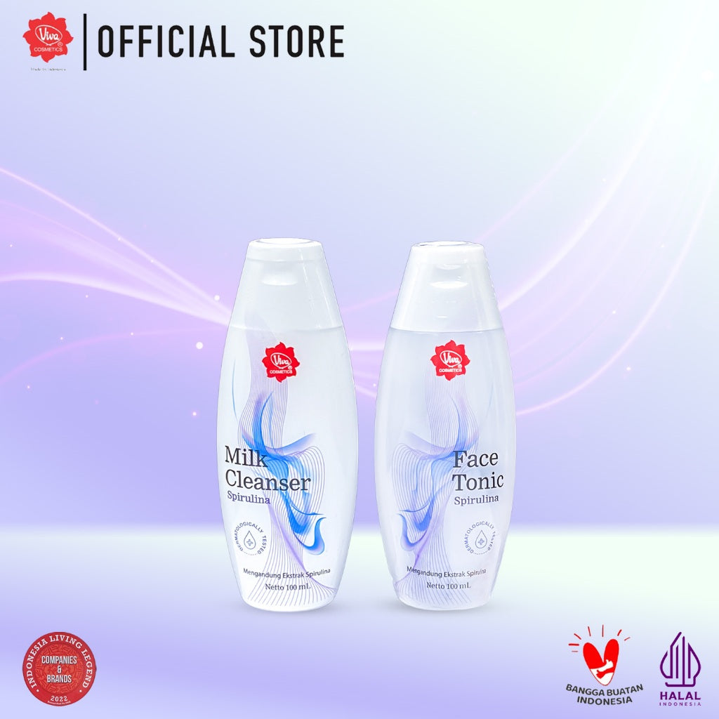 Viva Milk Cleanser Spirulina (for Normal & Dry Skin) - 100 ml
