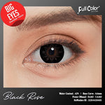 Softlens Full Collor Black Rose Nebula Black  - Diameter 16mm Water Content 43%, Base Curve 8.6mm